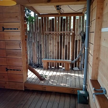 Bungalow Ecologique Avec Toilettes Seches Leu Kabanon Vue Mer Saint-Leu Esterno foto