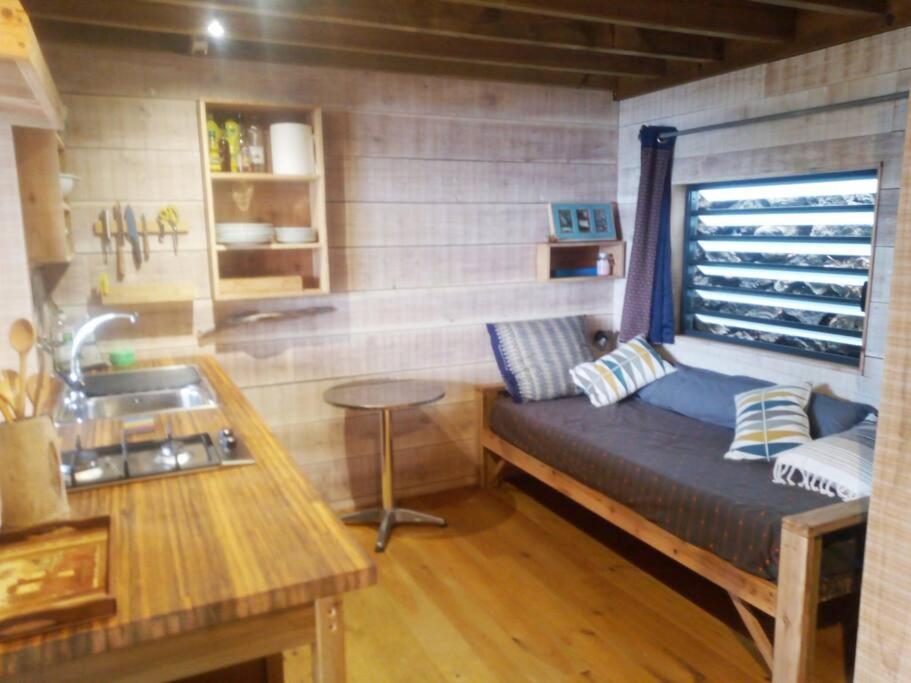 Bungalow Ecologique Avec Toilettes Seches Leu Kabanon Vue Mer Saint-Leu Esterno foto