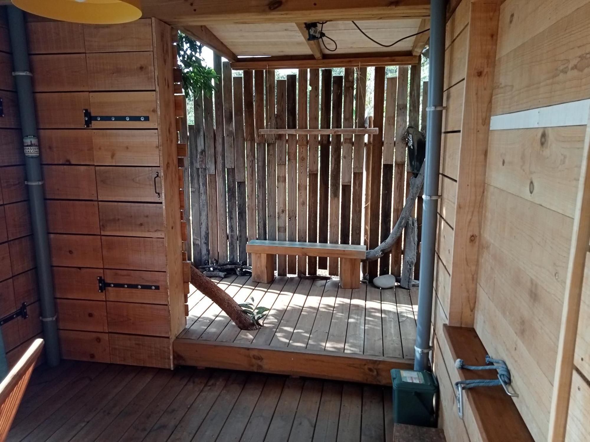 Bungalow Ecologique Avec Toilettes Seches Leu Kabanon Vue Mer Saint-Leu Esterno foto